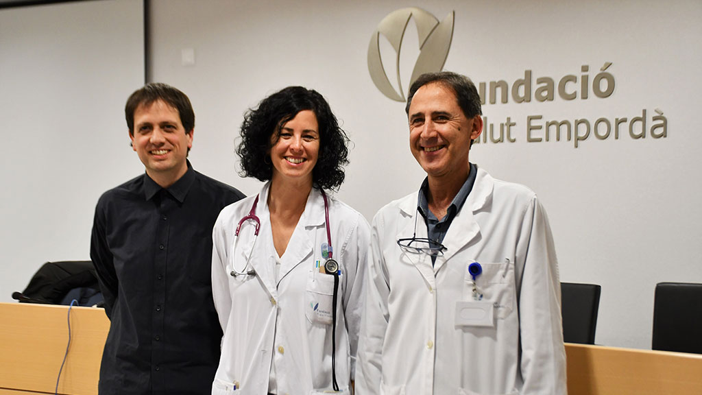 Foto: d&apos;esquerra a dreta, Rubén Nieto, Núria Roig i Pere Plaja.